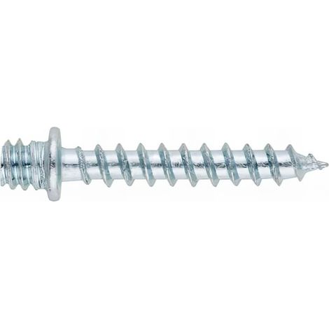 100 Pattes à vis à bois zinguées pour collier - M7 - D. 5,5 à 6,1 x L. 61 à 63 mm (1/2)