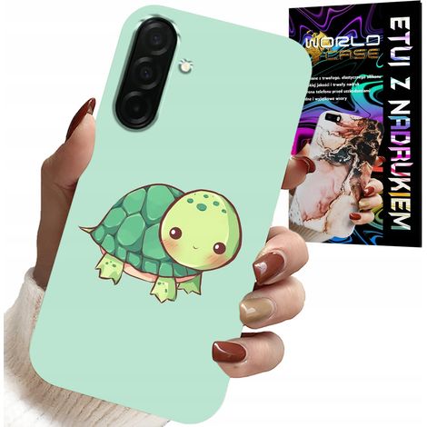 Coque pour Samsung Galaxy A56 5G - Motifs tortues mignons pour enfants + verre trempé (1/5)