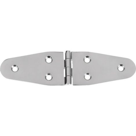 304 Stainless Steel Hinge 401402mm, 6-hole Yacht Hinge, Yacht Hardware Accessories - 140402mm - Marine Hinge (1/4)