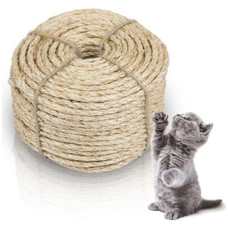 Matriaux de haute qualit : aucun produit chimique n'est ajout. Le sisal est une texture de fibre dure, rsistante et (1/5)