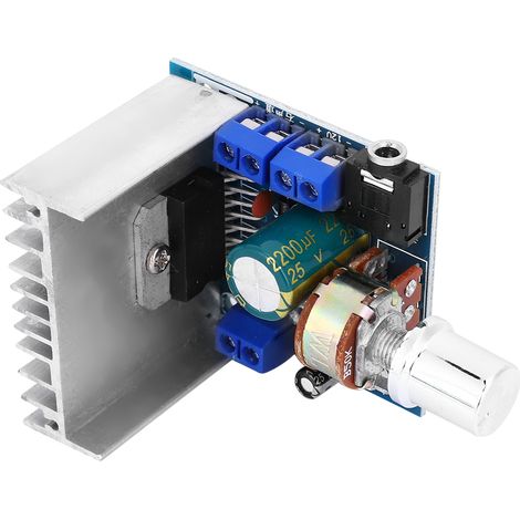 Module amplificateur 2 canaux, carte numérique, potentiomètre de puissance TDA7297 15 W, type B (1/5)