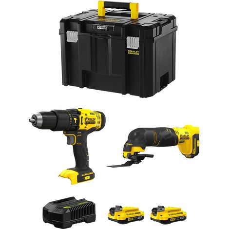 STANLEY FatMax Kit SVK206 (SFMCD711 + SFMCE500 + 2 x 2,0 Ah + Cargador + TSTAK VI) (1/5)