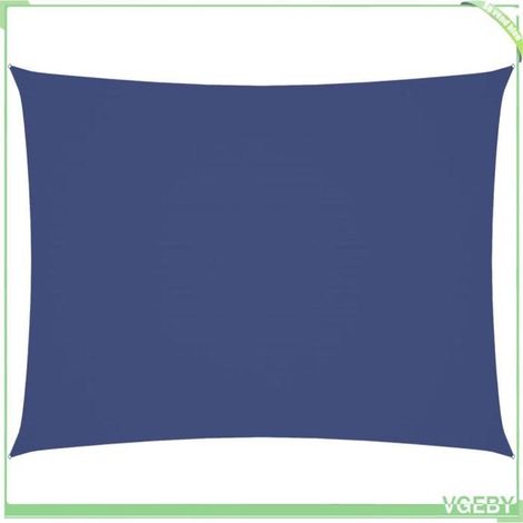 Voile de parasol - FAFEICY - 3,5x5 m - Bleu - Tissu Oxford PU - Rectangulaire (1/5)