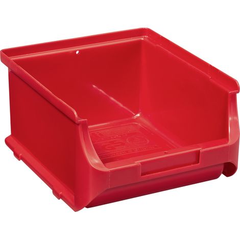 Allit Stapelsichtboxen ProfiPlus Box 2B 13,7 x 16 x 8,2 cm rot Aufbewahrung