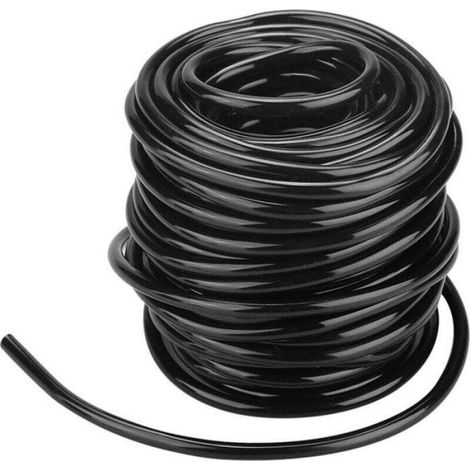 4mm Tuyau d'irrigation à l'eau - Tuyau de trempage poreux en PVC Irrigation goutte-à-goutte flexible Arrosage de jardin(20 mètres) (1/4)