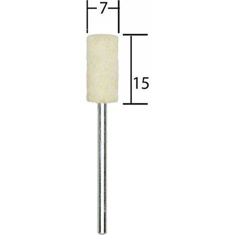 Polissoirs en feutre - Cylindrique - Proxxon