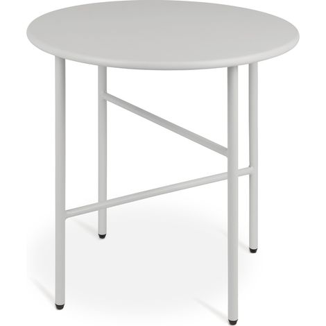 Bomoe Finn Beistelltisch Ø 53x36cm	Hellgrau