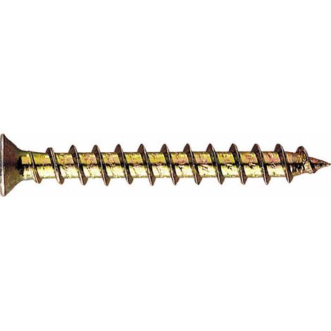 500 vis de réparation menuiserie PVC tête D. 7,5 mm PH2 4,8 x 38 mm bichromaté - P304838 - Index (1/3)
