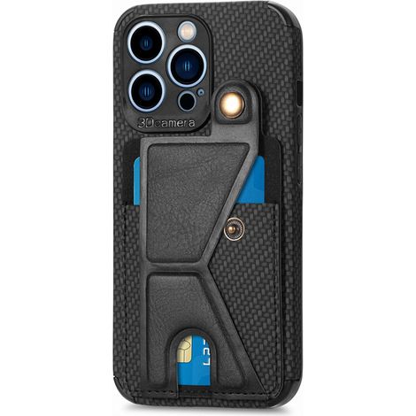 Etui Porte-Carte Téléphone - Support Réglable - Aimant Intégré - Compatible iPhone 14 Pro - 1 Pièce (1/5)