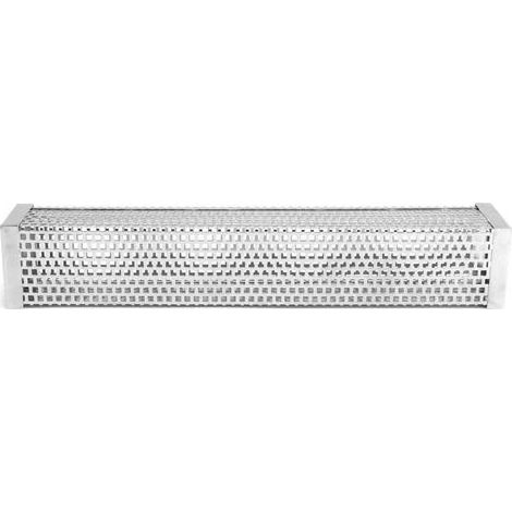 Tube à fumée carré en acier inoxydable 12 pouces pour barbecue charbon grill fumoir accessoire (1/5)