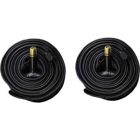 2pièces Chambre à Air pour De Route Pneus Larges Caoutchouc Américain pour VTT Lot de Noir (1/5)