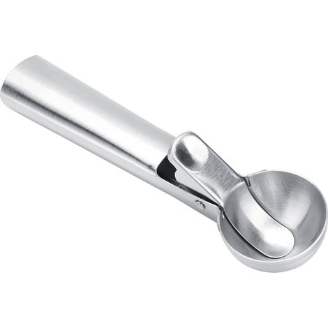 Cuillère à glace en acier inoxydable 7 po, idéale pour melon et desserts maison (1/5)