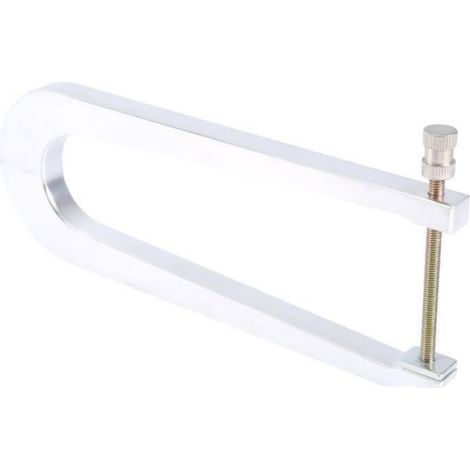 Collier de Barre - Acier Inoxydable Réglable à Serrage Manuel - Pour Installation de Barrure sur Violon et Alto - 6 Pièces (1/4)