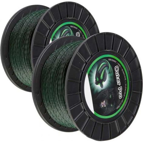 Fil nylon Cuter'pro 3 mm x 168 m Hélicoïdal Bobine par 2 (1/5)