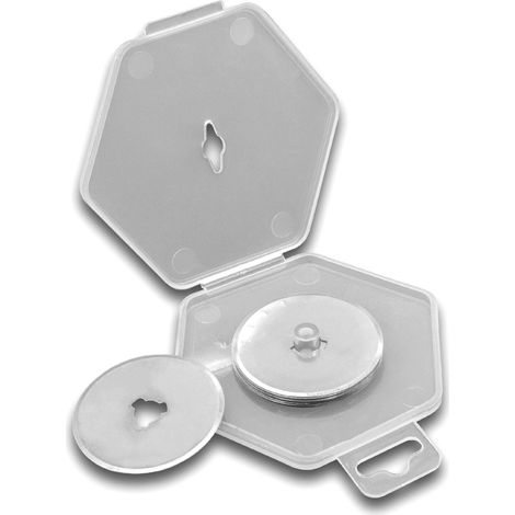 vhbw 10x lames de rechange 28 mm pour couteau rotatif, cutter rotatif