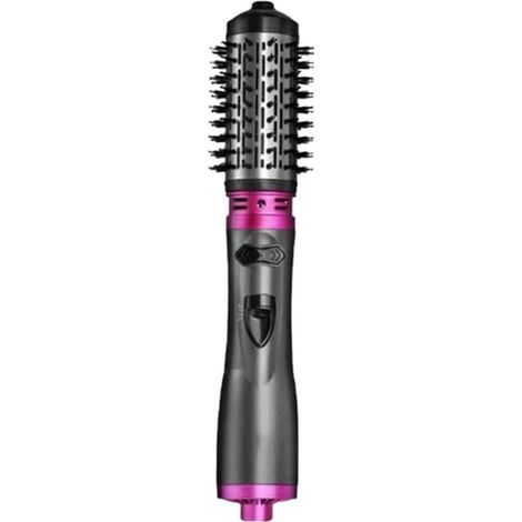 Ce styler à air chaud 3 en 1 et sèche-cheveux rotatif est doté d'une technologie anti-frisottis et permet de lisser, sécher et boucler les cheveux. Il propose 3 réglages de température. (1/5)