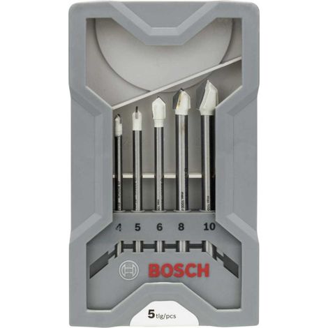Set di 5 punte BOSCH Ceramic CYL-9 per piastrelle - Ø4/5/6/8/10 - 2608587169