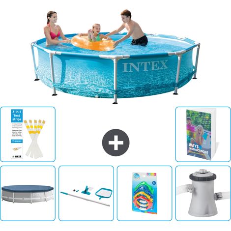 Frame Pool Rund - 305x76 cm - 7-teilig S125