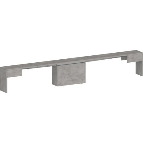 Panca Estensibile 290 cm Mobile Grigio da Soggiorno Cucina Moderno (1/5)