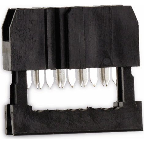 Connecteur femelle ECON CONNECT pour câble plat, pas de 2,54 mm, 8 broches