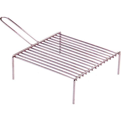 1PZ GRATICOLA MULTIUSO ACCIAIO CROMATO cm. 30x30