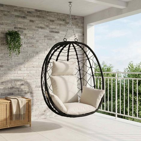 vidaXL Cojín Adirondack PUTTEN 100% Poliéster Blanco 60 x 145 x 10 cm (1/5)