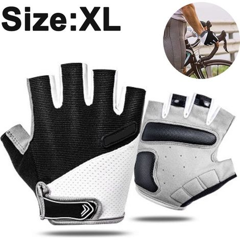 Gants de sport antidérapants demi-doigts - 0101 Noir XL (1/5)