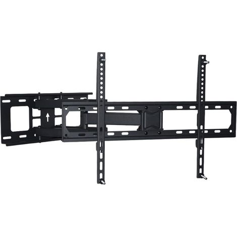 Supporto TV da parete da 37 a 70 pollici, carico max 40Kg, staffa con braccio girevole Inclinabile e allungabile, base TV universale, VESA da 200x200m (1/5)