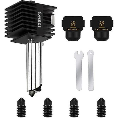 Kit de actualización A1/A1 Mini de 0,4 mm, con 2 fundas de silicona adicionales y 1 boquilla adicional de 0,2 mm, 0,4 mm, 0,6 mm y 0,8 mm. (1/5)
