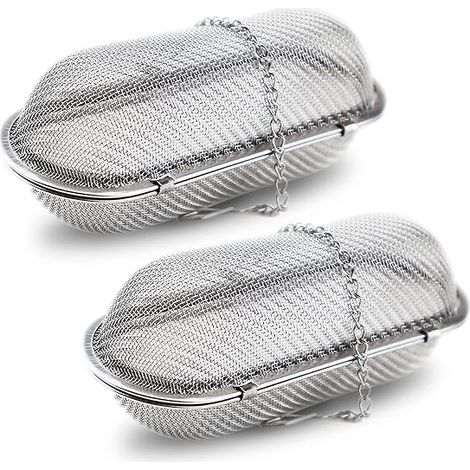 2-teiliger Edelstahl-Ultraschall-Schmuckreinigungskorb für Kleinteile und Silber (1/4)