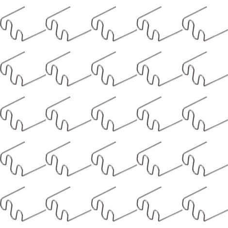 baguettes de soudure, agrafeuse à chaud, machine de réparation de pare-chocs de voiture, soudure plastique, agrafeuse à chaud, coupe vague, argent (1/5)