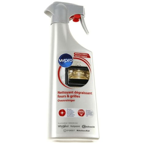 DEGRAISSANT NETTOYANT FOURS 500 ML POUR ACCESSOIRES OUTILLAGES WHIRLPOOL - 484010678145 (1/2)