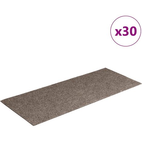 Maison Exclusive - Tappetini per scale autoadesivi 30 pz 60x25 cm beige rettangolari