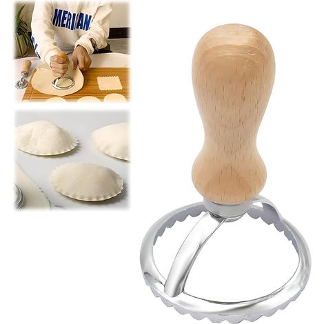 Découpeuse à raviolis avec roulette, pour tartes (1/5)