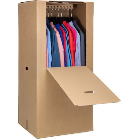 2 Kleiderboxe Kleiderbox Kartons Umzugskartons NEU (1/5)