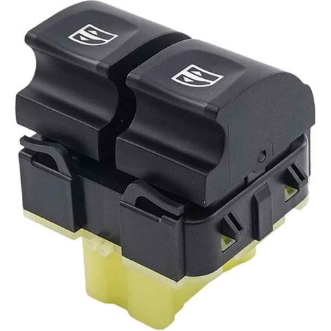 Interrupteur Lève-Vitre - 7 Broches - Pour Renault Clio 4 Captur Kangoo Trafic Lodgy Dokker Logan Symbol - ABS - 1 Pièce (1/5)