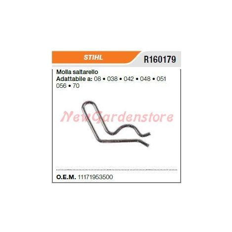 Molla Saltarello avviamento STIHL motosega 08 038 042 048 051 056 70 R160179