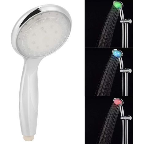 Temperaturregulierbare Duschdüse, LED-beleuchteter Duschkopf, LED-Duschkopf, Duschkopf mit Licht (1/5)