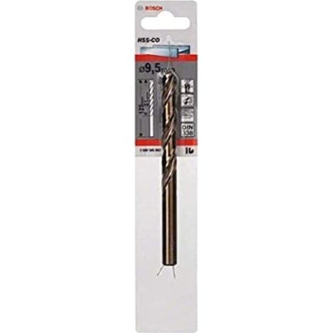 BOSCH - PUNTA PER METALLO HSS-CO DIN 338- 9,5MM