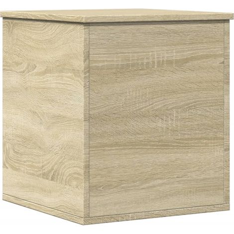 Storage Box Sonoma Oak 40x42x46 cm Engineered Wood vidaXL