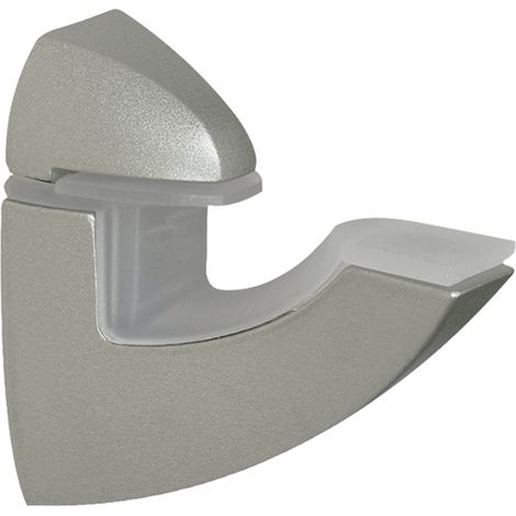 Soporte Regulable para Baldas de Cristal y Madera Fabricado en Zamak  Cromo Mate Líquido  Para Baldas con Espesores de 3-26 mm  Medidas 266264 mm  Sistema de Fijación Atornillado  2 Unidades -