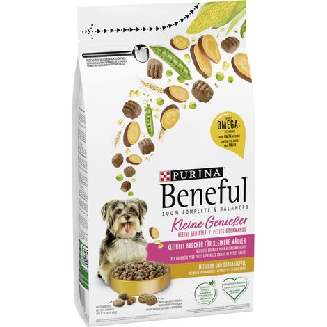 Purina Beneful Hundetrockenfutter Adult Mini 2,8 kg Rind & Gemüse (1/2)