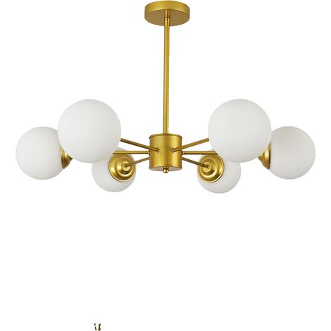 Lampadario a 8 luci, installazione versatile, A9501 (1/2)