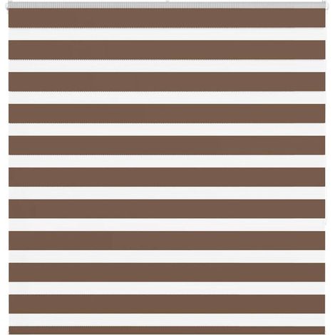Doppelrollo Braun 140x150 cm Stoffbreite 135,9 cm Polyester
