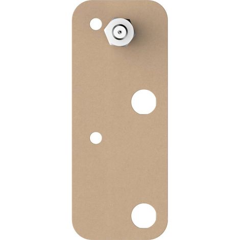 Gancio adesivo Assa Abloy beige rettangolare 10 kg confezione 2 (1/5)