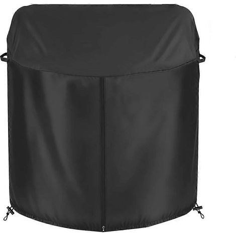Housse de trampoline imperméable et résistante aux intempéries pour trampolines ronds - Accessoires pour trampoline - Noir
