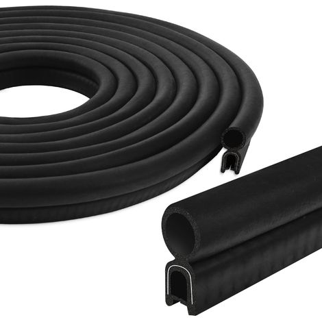 Joint de Porte de Voiture 3m Universel Joint d'étanchéité en Caoutchouc pour la protection des arêtes Joint de porte noir en caoutchouc pour voitures, bateaux et camions (Joint supérieur) (1/4)
