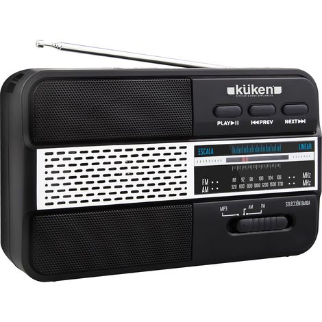 Radio portátil de batería (1/2)