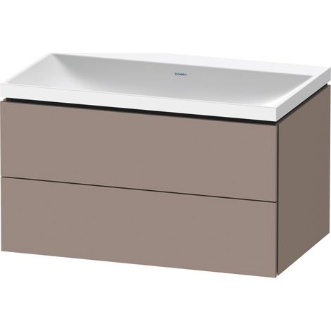 Duravit L-Cube c-shaped Ensemble suspendu, 2 tiroirs, sans