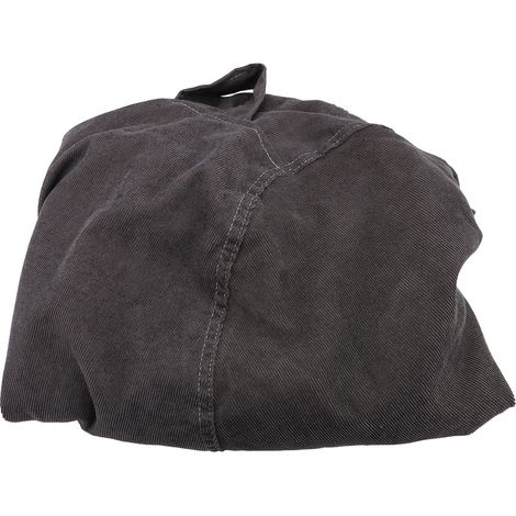 Pouf housse de chaise en velours côtelé doux jouets en peluche canapé de rangement pour enfants adultes animaux chiens chats gris foncé (1/2)